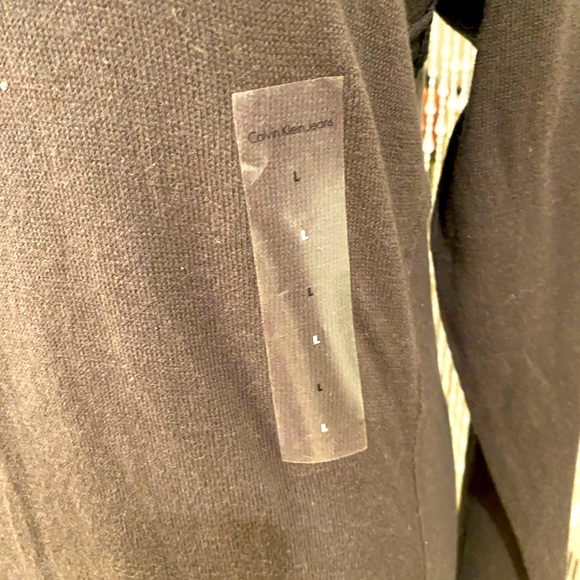 CALVIN KLEIN V-NECK BLOUSE W/HOOD NWT - Picture 5 of 7